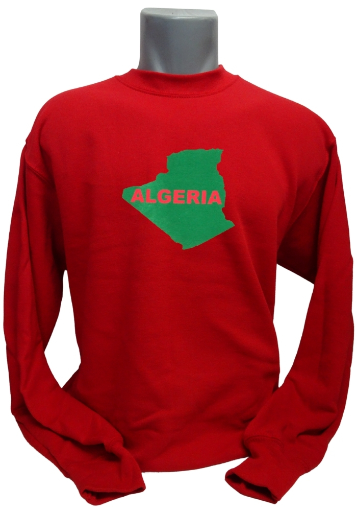 Algerien Sweatshirt Map&Name