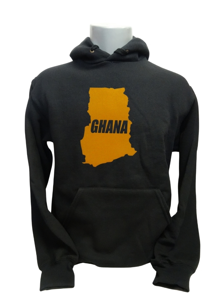 Ghana Hoodie Map&Name
