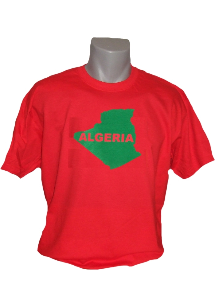 Algerien T-Shirt Map&Name