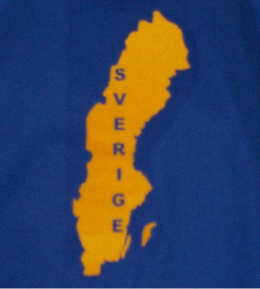 Schweden Sweatshirt Map&Name